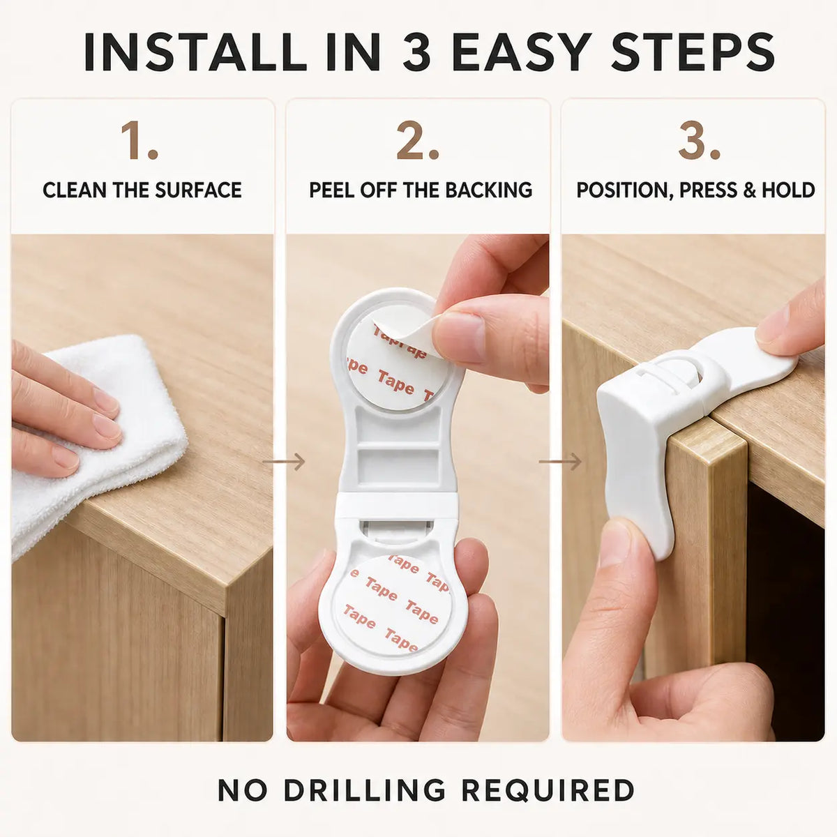 LIVOFT™ Child Safety Cabinet Locks