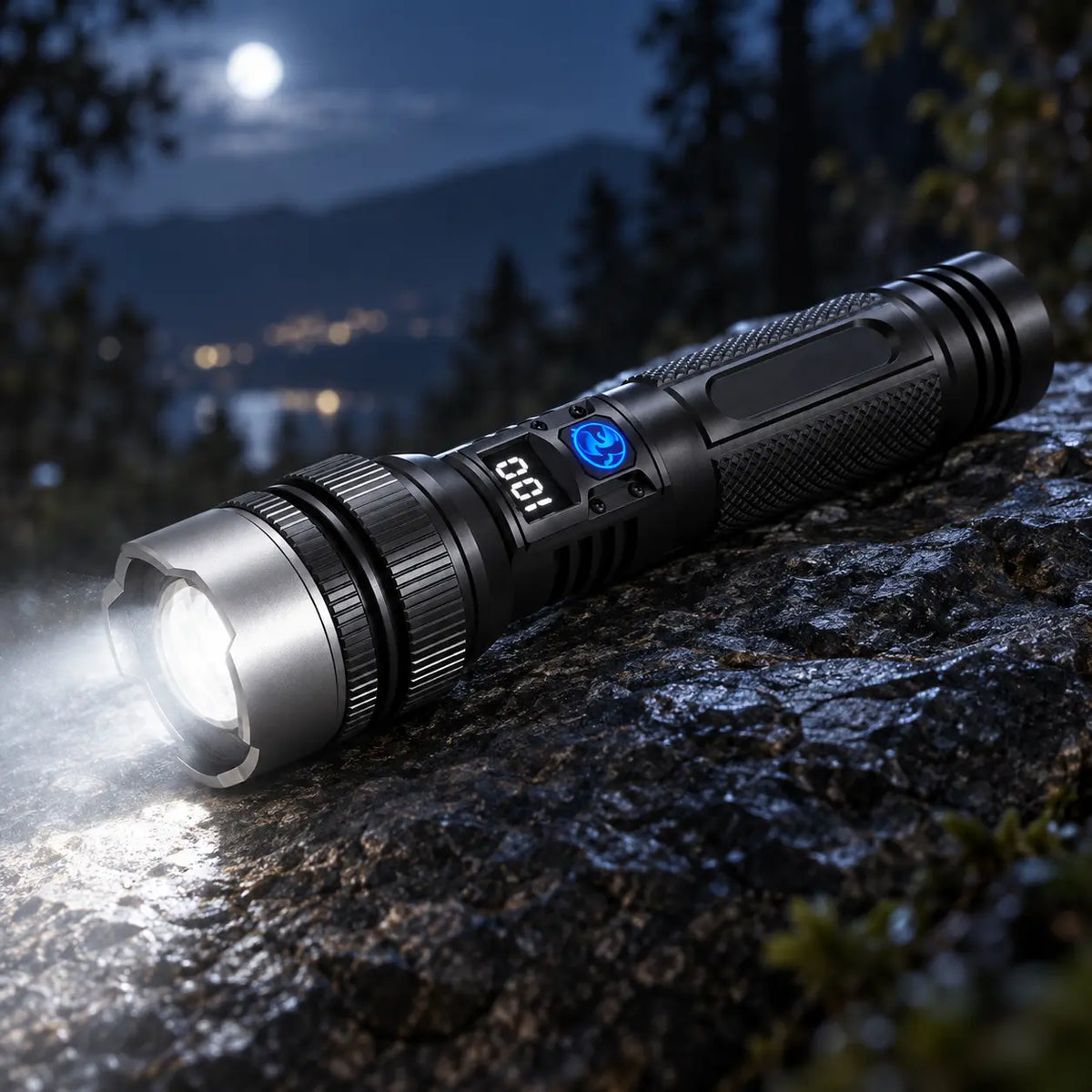 LIVOFT BeamReady Rechargeable Flashlight